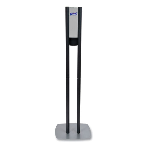 Image of PURELL® 7218-DS Es8 Hand Sanitizer Floor Stand With Dispenser, 1,200 Ml, 13.5 X 5 X 28.5, Graphite/silver