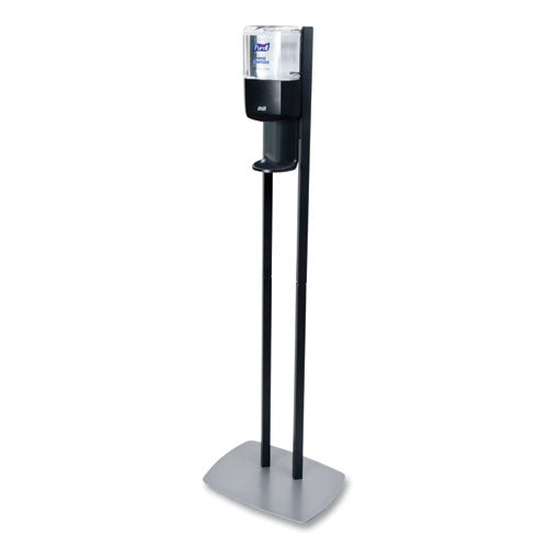Image of PURELL® 7218-DS Es8 Hand Sanitizer Floor Stand With Dispenser, 1,200 Ml, 13.5 X 5 X 28.5, Graphite/silver