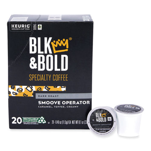 Image of BLK & Bold® 5000372408 Smoove Operator K-Cups, 20/Box