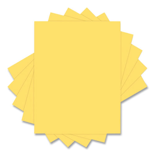 Image of Lettermark 94299 30% Recycled Colored Paper, 20 lb Bond Weight, 8.5 x 11, Goldenrod, 500/Ream