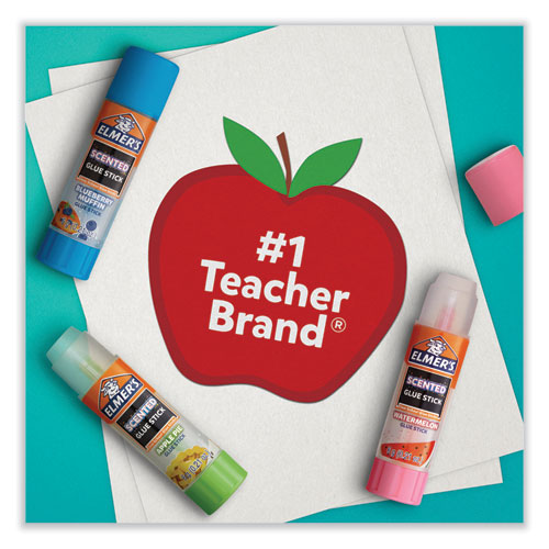 Image of Elmer's® 2142958 Scented Glue Sticks, 0.21 Oz, Dries In Assorted Colors, 4 Scents