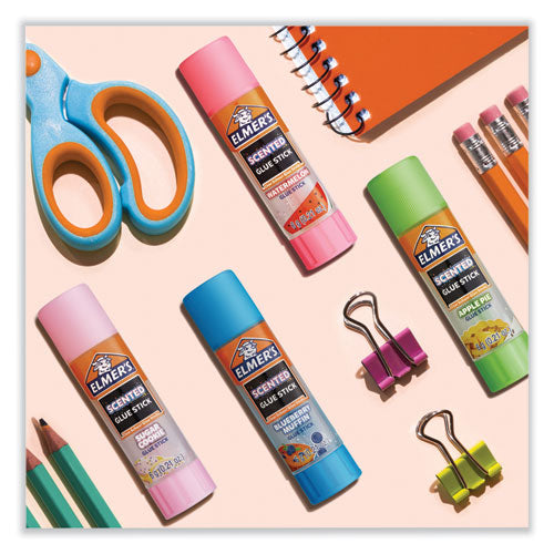 Image of Elmer's® 2142958 Scented Glue Sticks, 0.21 Oz, Dries In Assorted Colors, 4 Scents