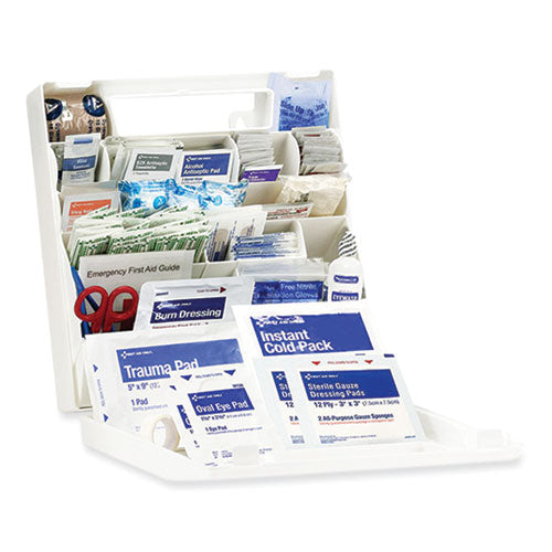 Image of First Aid Only 91329 ANSI 2021 First Aid Kit for 50 People, 184 Pieces, Plastic Case