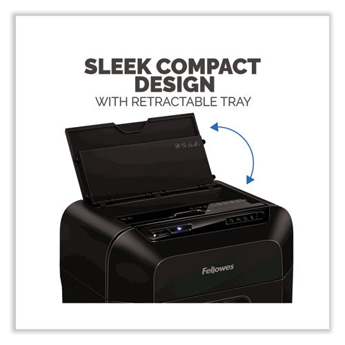 Image of Fellowes® 4704001FEL AutoMax 100MA Micro-Cut Shredder, 100 Auto/ 10 Manual Sheet Capacity