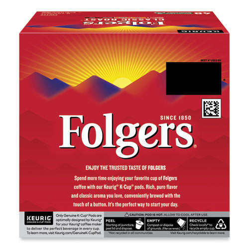 Image of Folgers® 5000368731 Gourmet Selections Classic Roast Coffee K-Cups, 48/Box