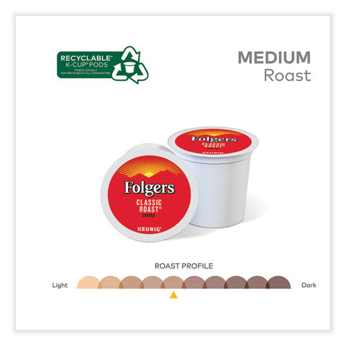 Image of Folgers® 5000368731 Gourmet Selections Classic Roast Coffee K-Cups, 48/Box