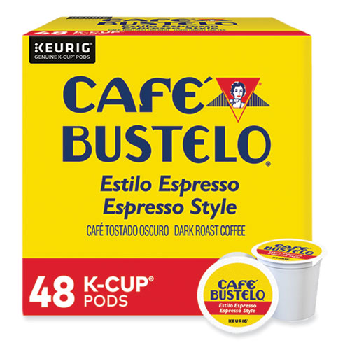 Image of Cafe Bustelo 5000363532 Espresso Style K-Cups, 48/Box