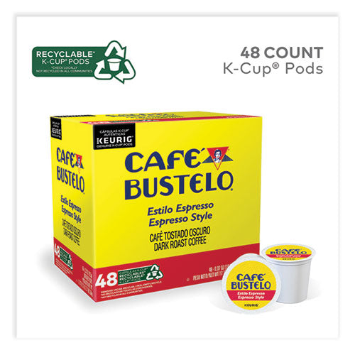 Image of Cafe Bustelo 5000363532 Espresso Style K-Cups, 48/Box