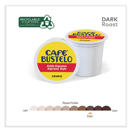 Image of Cafe Bustelo 5000363532 Espresso Style K-Cups, 48/Box