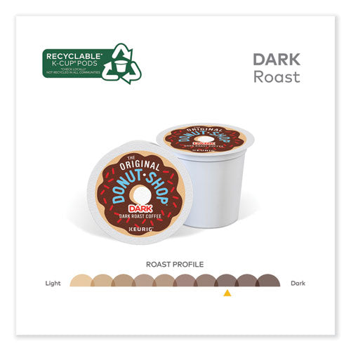 Image of The Original Donut Shop® 5000355634 DARK K-Cups, Regular Extra Bold, 48/Box