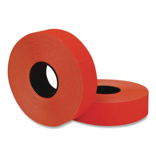 Image of Garvey® 098615 Two-Line Pricemarker Labels, Red, 1,750 Labels/Roll, 2 Rolls/Pack