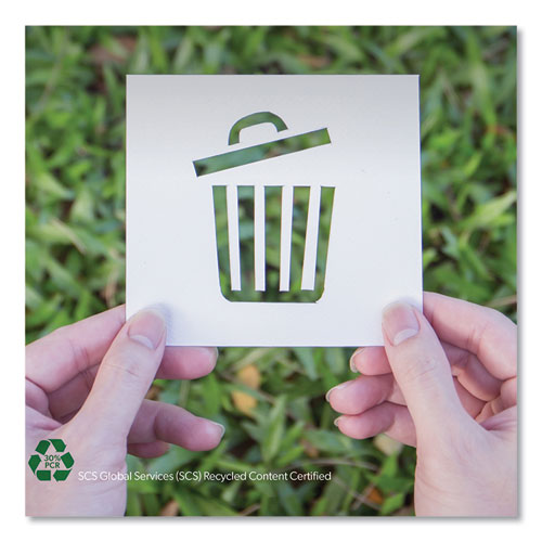 Image of Heritage L5645TE ER1 Eco Blend Max Can Liners, 23 gal, 0.8 mil, 28" x 45", Green, 25 Bags/Roll, 10 Rolls/Carton