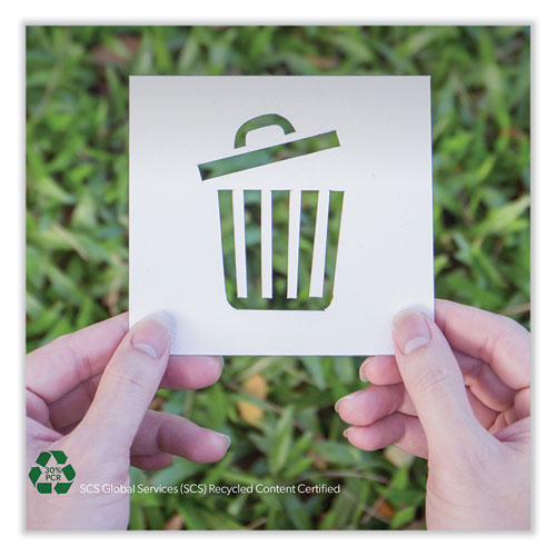 Image of Heritage L6639TE ER1 Eco Blend Max Can Liners, 33 gal, 0.8 mil, 33" x 39", Green, 25 Bags/Roll, 8 Rolls/Carton