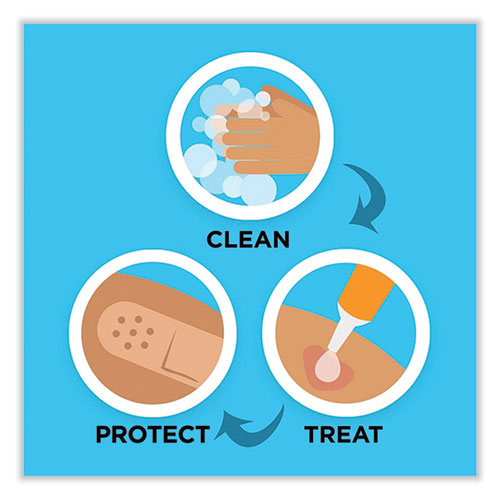 Image of BAND-AID® 117121 Water Block Waterproof Medical Tape, Dry Rubber, 1 x 10 yds, White