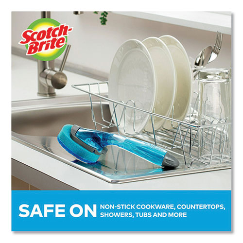 Image of Scotch-Brite® 483-12 Non-Scratch Dishwand Refills, Blue, 2/Pack