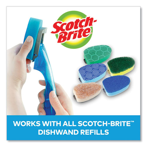 Image of Scotch-Brite® 483-12 Non-Scratch Dishwand Refills, Blue, 2/Pack