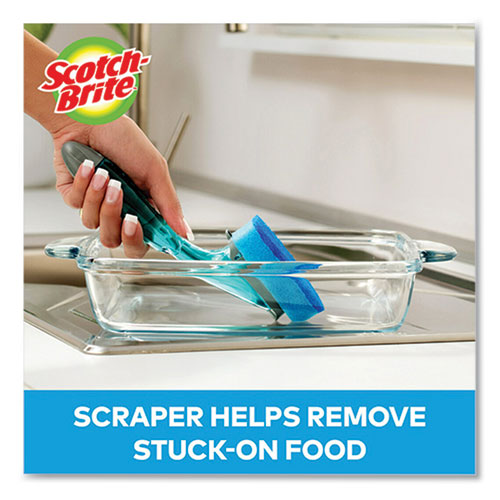 Image of Scotch-Brite® 483-12 Non-Scratch Dishwand Refills, Blue, 2/Pack