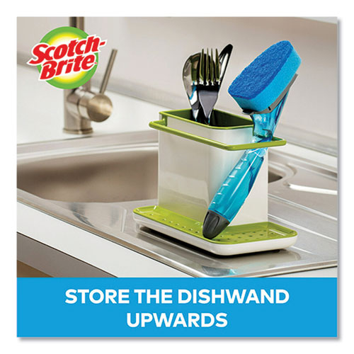 Image of Scotch-Brite® 483-12 Non-Scratch Dishwand Refills, Blue, 2/Pack