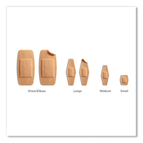 Image of 3M Nexcare DSA-40 DUO Bandages, Plastic, Assorted Sizes, 40/Pack