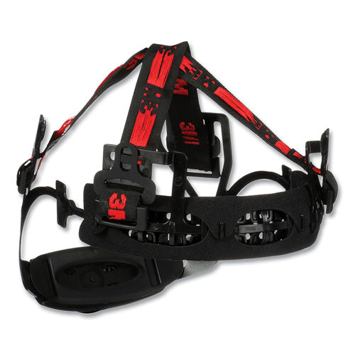 Image of 3M H-702SFR-UV H-700 Series SecureFit Hard Hat with UVicator, Front Brim, 4-Point Pressure Diffusion Ratchet, One Size Fits Most, Yellow