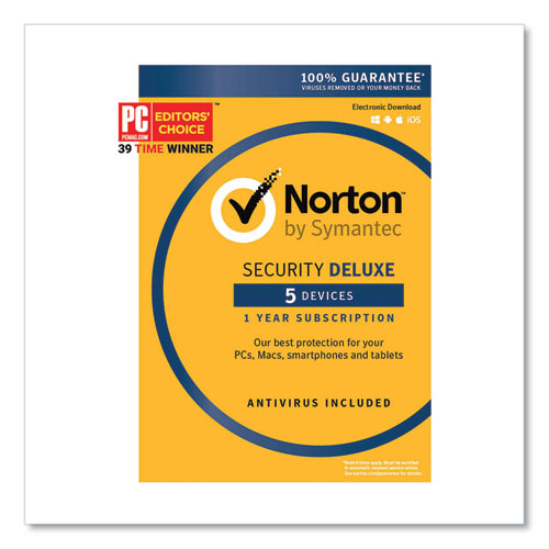 Image of Norton 21353844 Security Deluxe Software, For 5 Users
