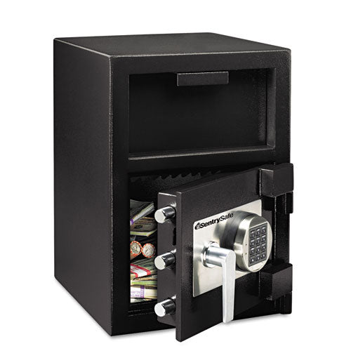 Image of SentryÂ® Safe Digital Depository Safe, Extra Large, 1.3 Cu Ft, 14w X 15.6d X 24h, Black