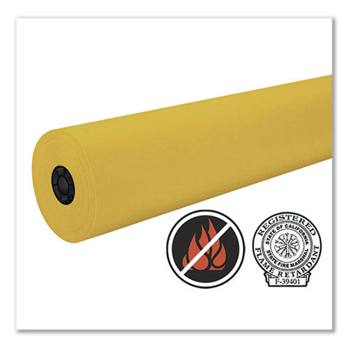 Image of Pacon® P101211 Decorol Flame Retardant Art Rolls, 40 lb Cover Weight, 36 x 1,000 ft, Gold