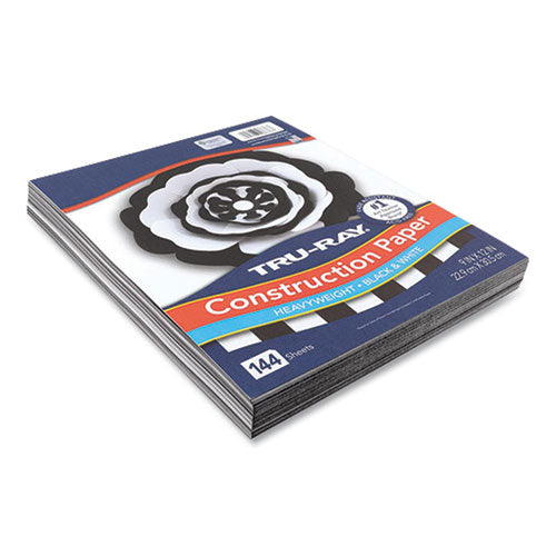 Image of Pacon® P6676 Tru-Ray Construction Paper, 76 lb Text Weight, 9 x 12, Assorted Colors, 144/Pack
