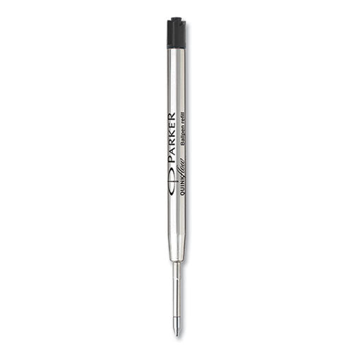 Image of Parker® 2119151 Quinkflow Refill for Parker Ballpoint Pen, Medium Tip, Black Ink, 3/Pack