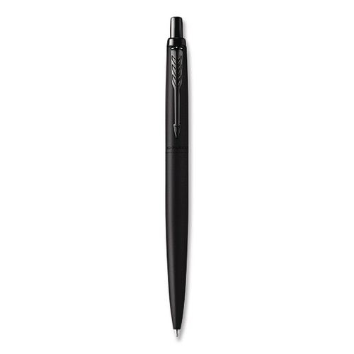 Image of Parker® 2122757 Jotter XL Ballpoint Pen, Retractable, Medium Point, Blue Ink, Black Barrel