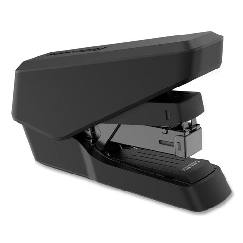 Image of Fellowes® 5014401 LX860 EasyPress Half Strip Stapler with Antimicrobial Protection, 40-Sheet Capacity, Black