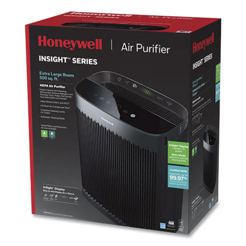Image of Honeywell HPA5300B Insight Air Purifier HPA5300B, 500 sq ft Room Capacity, Black