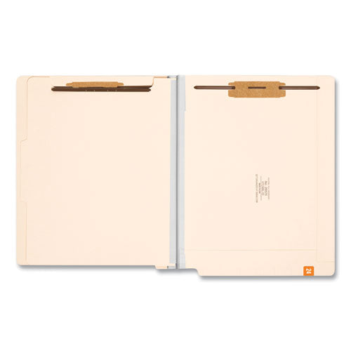 Image of Smead 67924 Yearly End Tab File Folder Labels, 24, 0.5 x 1, Orange, 25/Sheet, 10 Sheets/Pack