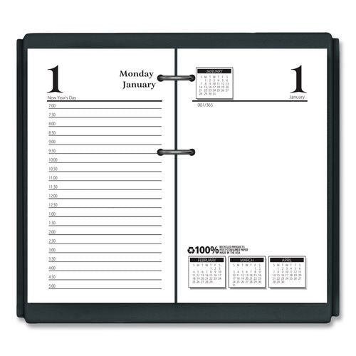 Image of House of Doolittle 4717 Economy Daily Desk Calendar Refill, 3.5 x 6, White Sheets, 12-Month (Jan to Dec): 2026