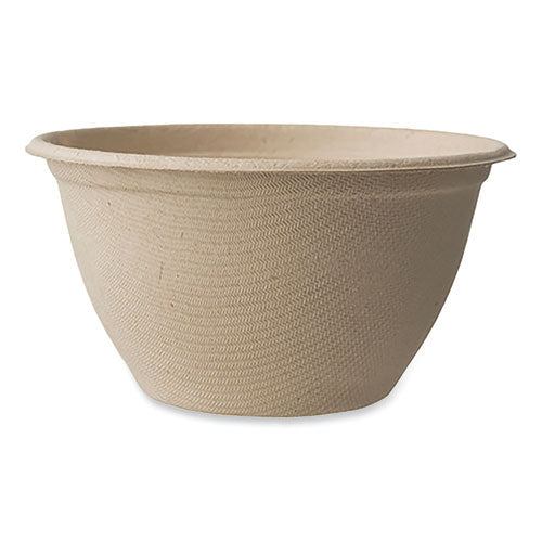 Image of World Centric® BO-SC-U6-LFP Fiber Bowls, 6 oz, 3.5 x 3.5 x 2, Natural, Paper, 1,000/Carton