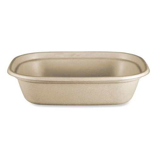 Image of World Centric® CT-SC-U2-LFP Fiber Containers, 32 oz, 8.7 x 6.5 x 2.1, Natural, Paper, 400/Carton