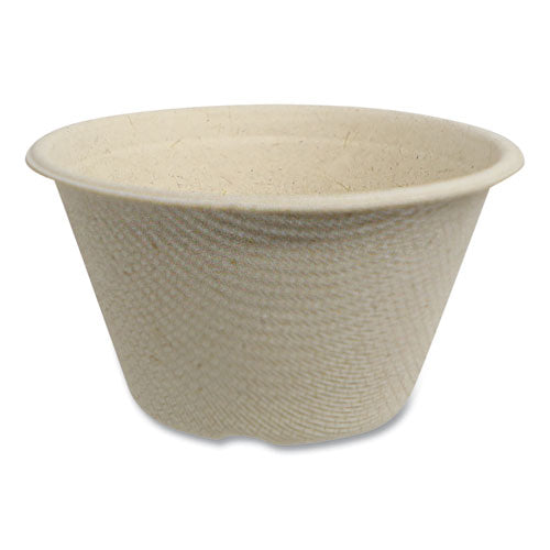 Image of World CentricÂ® Fiber Cups, 2 oz, 2.42" Diameter x 1.36" h, Natural, Paper, 2,000/Carton