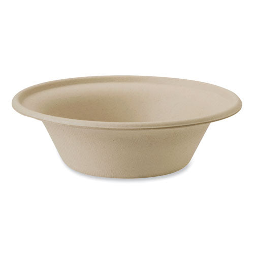 Image of World Centric® BO-SC-U11-LFP Fiber Bowls, 11.5 oz, 6 x 6 x 1.7, Natural, Paper, 1,000/Carton