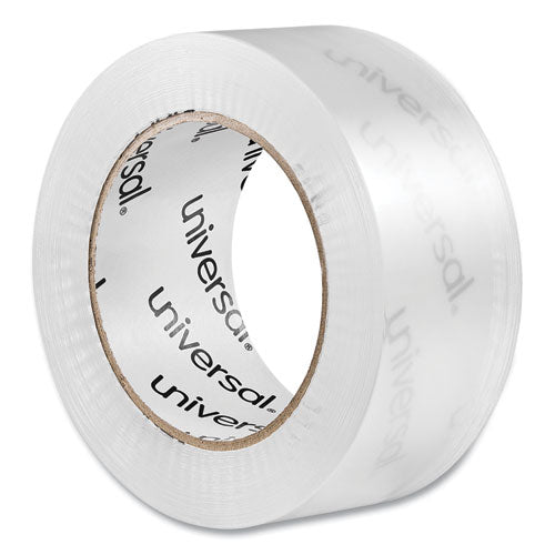 Image of Universal® UNV73000 Quiet Tape Box Sealing Tape, 3" Core, 1.88" x 109 yds, Clear, 6/Pack