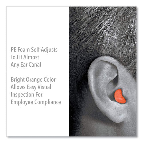 Image of Howard Leight® by Honeywell XTR1 X-TREME Uncorded Disposable Earplugs, 32 dB NRR, One Size Fits Most, Orange Bullet Plugs, 2,000/Carton