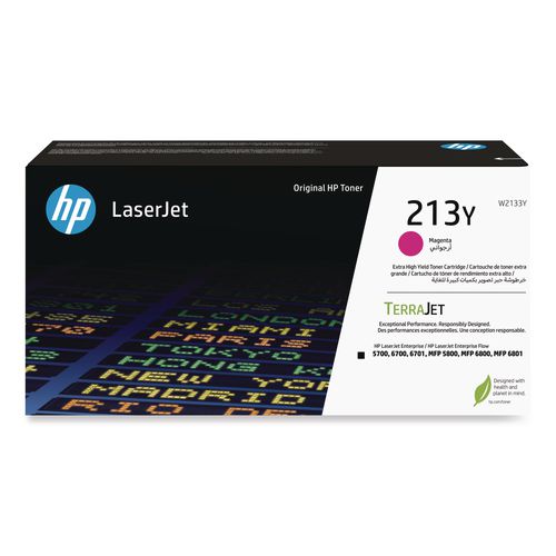 Image of HP W2133Y HP 213Y (W2133Y) Extra High-Yield Magenta Original LaserJet Toner Cartridge