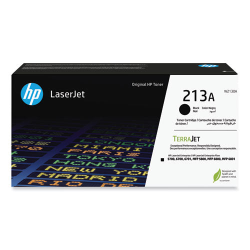Image of HP W2130A HP 213A, (W2130A) Black Original LaserJet Toner Cartridge