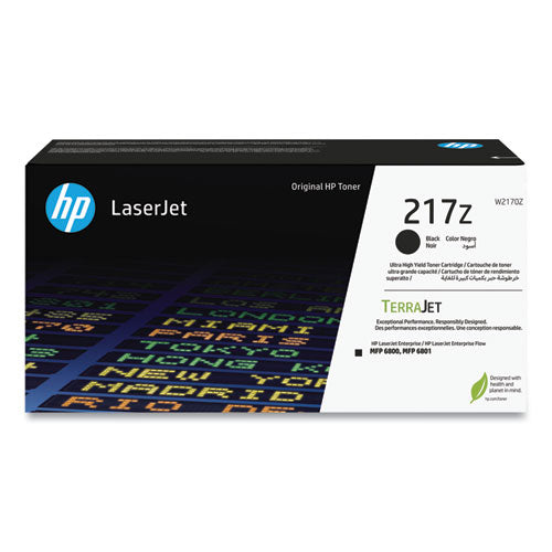 Image of HP W2170Z HP 217Z (W2170Z) Ultra High-Yield Black Original LaserJet Toner Cartridge