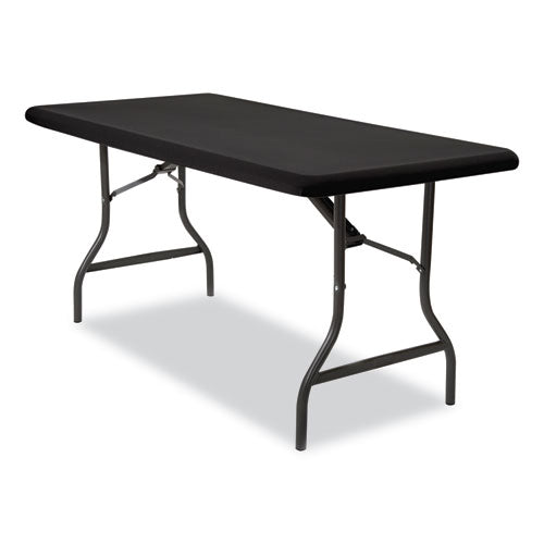 Image of Iceberg 16621 iGear Fabric Table Top Cap Cover, Polyester/Spandex, 30" x 72", Black
