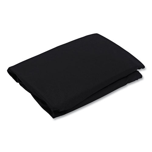 Image of Iceberg 16631 iGear Fabric Table Top Cap Cover, Polyester/Spandex, 30" x 96", Black