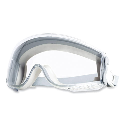 Image of Honeywell Uvex S3960HS Stealth Safety Goggles, Clear Anti-Fog Lens, Gray/Clear Frame