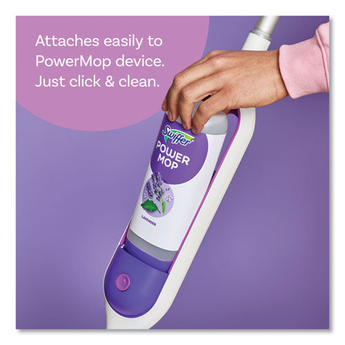Image of SwifferÂ® PowerMop Refill Cleaning Solution, Lavender Scent, 25.3 oz Refill Bottle, 6/Carton