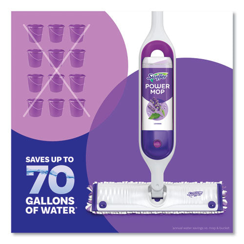Image of SwifferÂ® PowerMop Refill Cleaning Solution, Lavender Scent, 25.3 oz Refill Bottle, 6/Carton