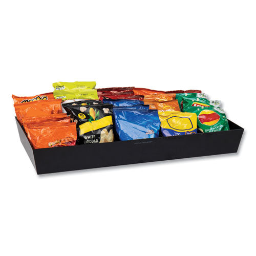 Image of Mind Reader SNACKORGT-BLK Anchor Collection 5-Compartment Snack Organizer, 12 x 24 x 3.25, Black