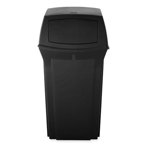 Image of Rubbermaid® Commercial FG917188BLA Ranger Fire-Safe Container, 45 gal, Structural Foam, Black